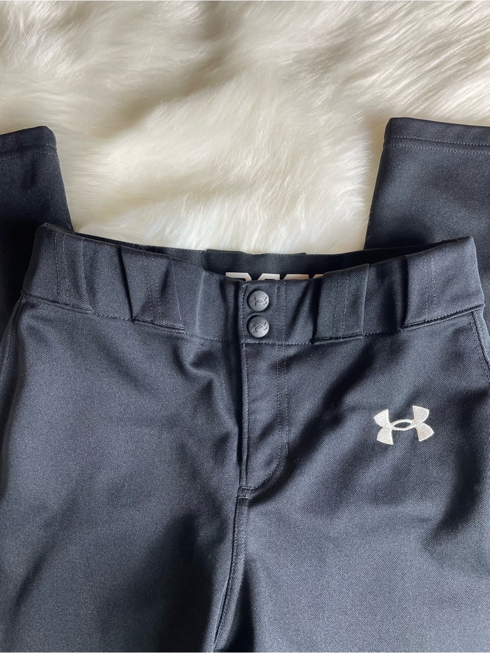 Under Armour Boy’s Utility Open Bottom Baseball Pants Black YM - Picture 2 of 7